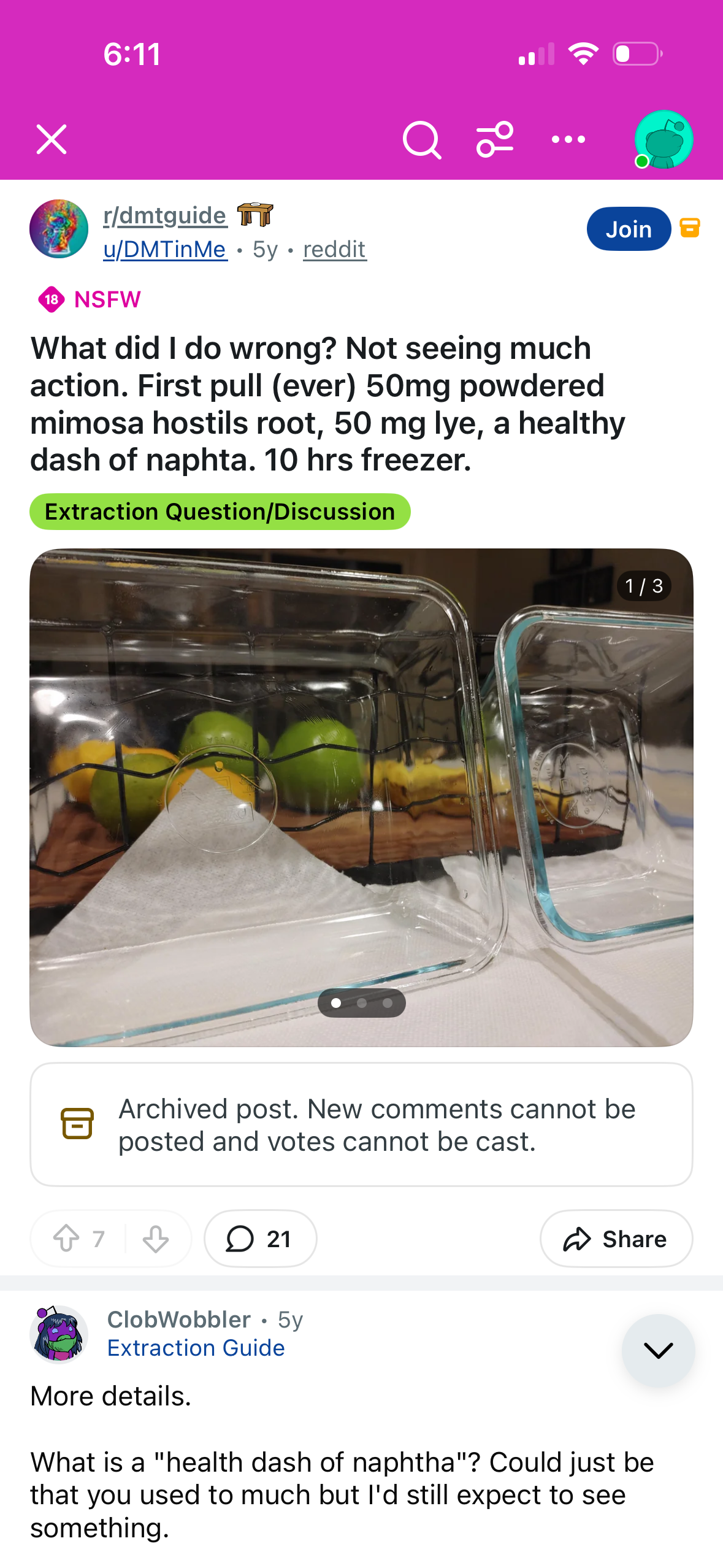 Making DMT - Reddit